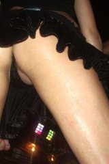 party dance upskirt and boobs flash